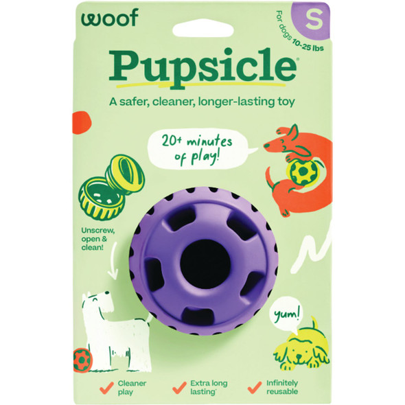 Woof Pupsicle Small Lavender Dog Toy PS-LAV