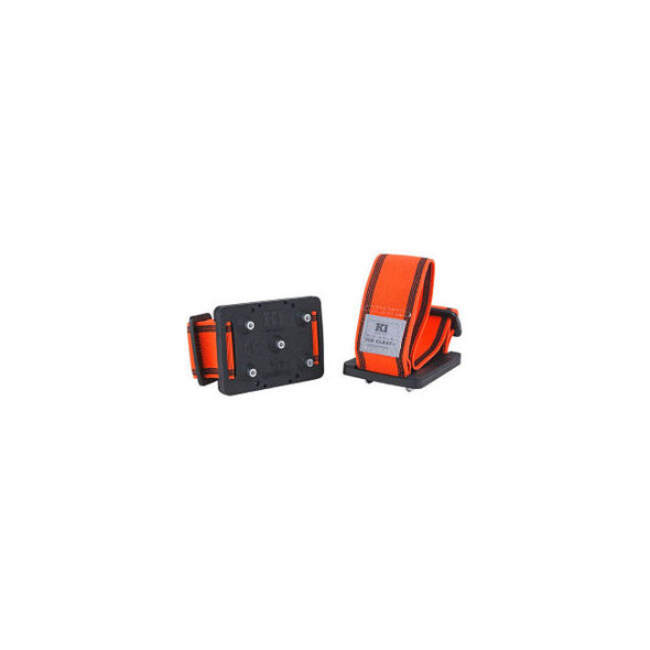 K1 Original Mid Sole Ice Cleat Traction Device One Size Black/Orange