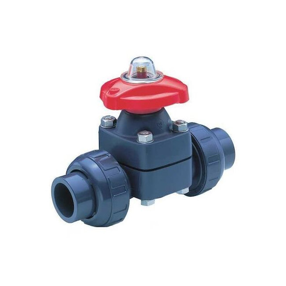 Asahi Diaphragm Valve,7-11/16" L,1" Pipe Size 1544010