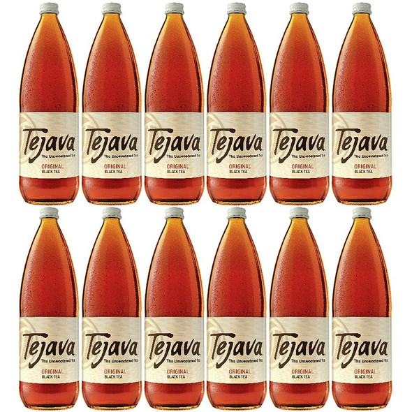 Tejava Original Black Tea Bottle - GMO Free - 12 / Carton