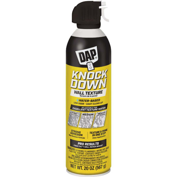 Dap 20 Oz. Knockdown Water Base Wall Spray Texture 7079850020