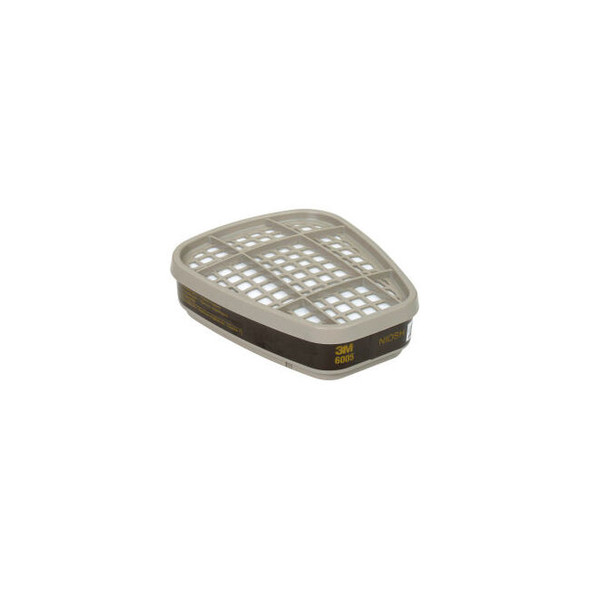 3M 6005 Formaldehyde/Organic Vapor Cartridge 2/Bag
