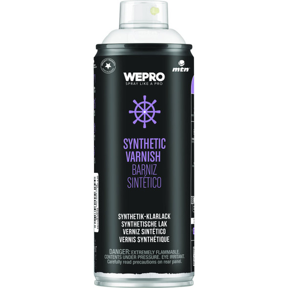 MTN WEPRO 400ml Synthetic Varnish Spray Paint, Gloss EX014PR0900
