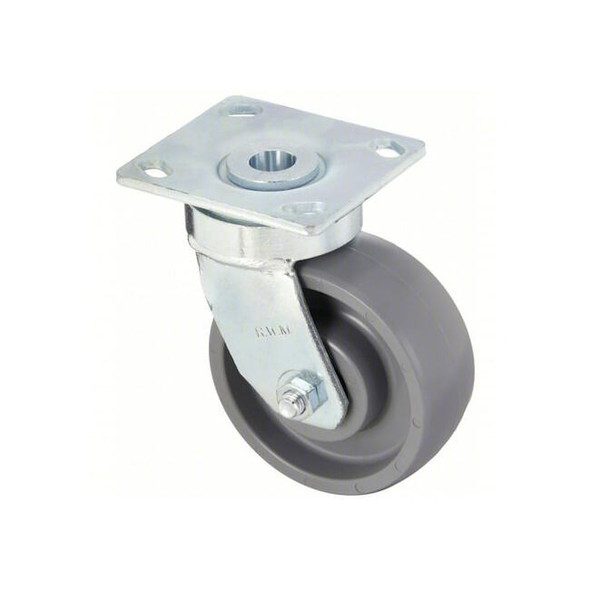 Rwm Plate Caster,Swivel,Nylon,6 1/2"H 48-GTB-0520-S