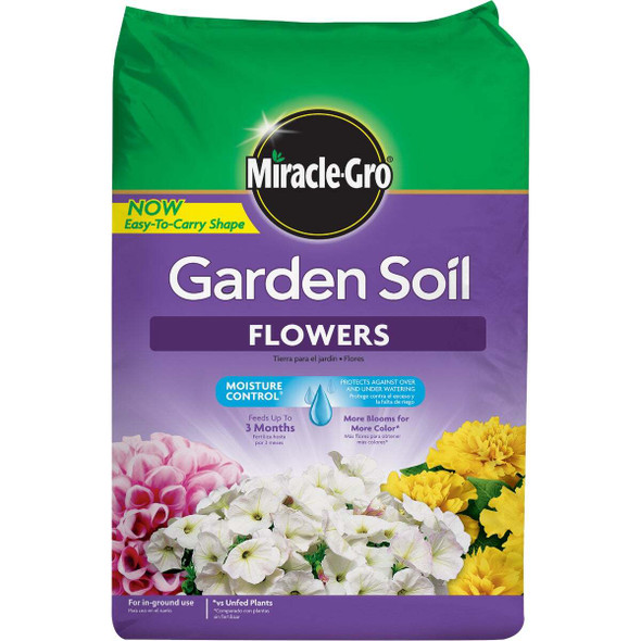 Miracle-Gro 1.5 Cu. Ft. Flower Garden Soil 70359430