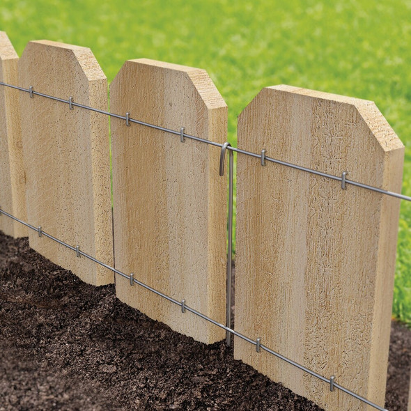 Greenes Fence 6 In. H. x 10 Ft. L. Cedar Lawn Edging RC41-6C 700104