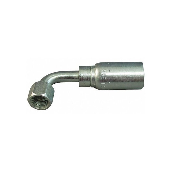 Weatherhead Crimp Fitting,90deg,3/4" ID,1-1/16",FJIC 12E-672