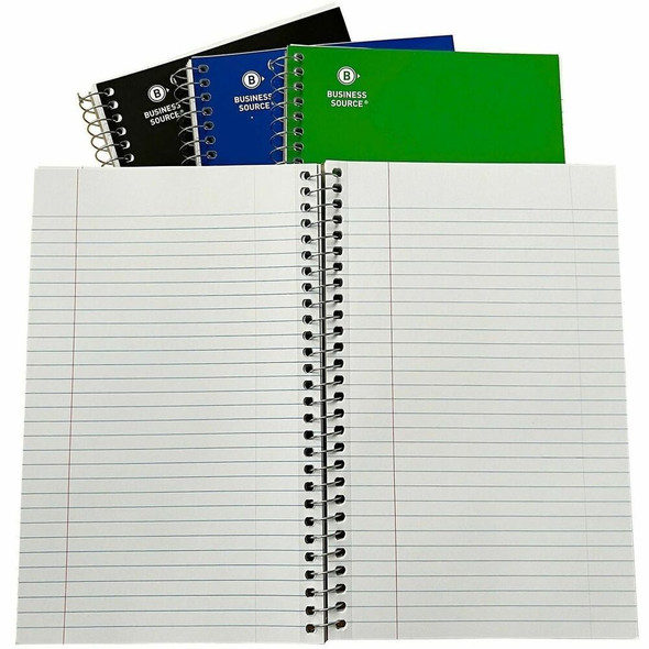 Business Source Notebook - Multi-colored Cover - 6 / Carton
