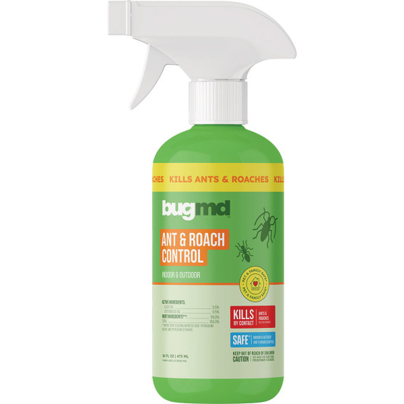 BugMD 16 Oz. Trigger Spray Ant & Roach Control Insect Repellent BG-AKRT1371-01