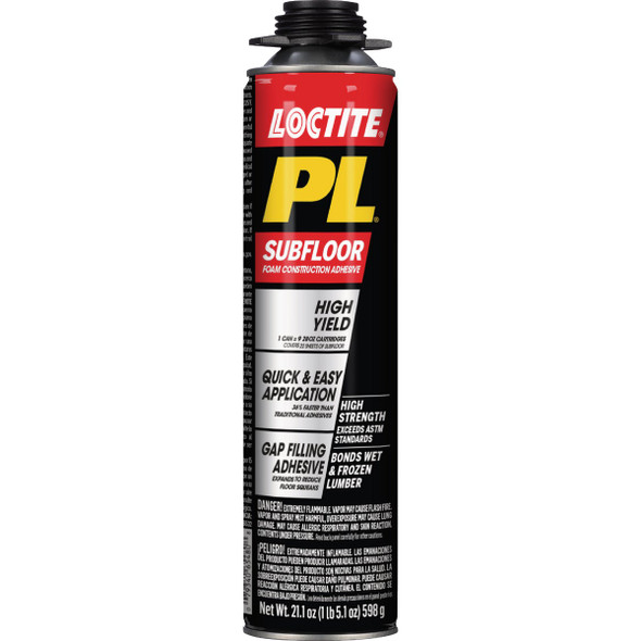 Loctite PL 21.1 Oz. Subfloor Foam Adhesive 2973394