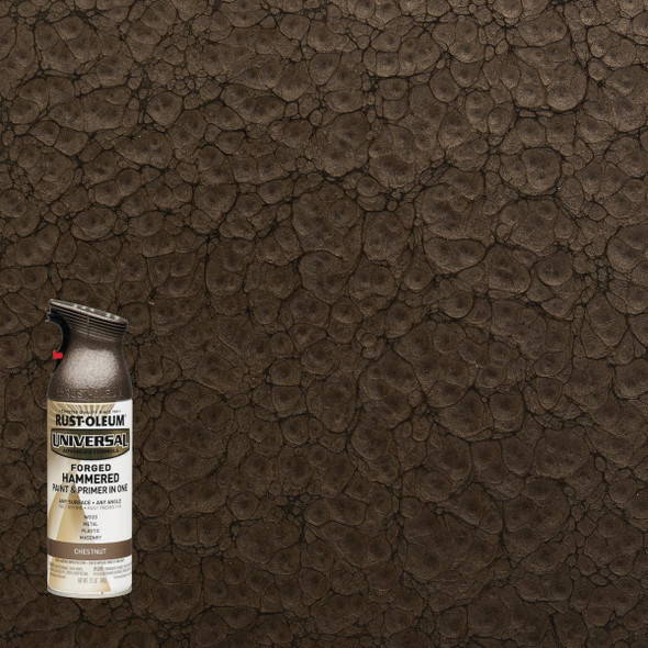 Rust-Oleum Universal 12 Oz. Chestnut Forged Hammered Spray Paint 271479