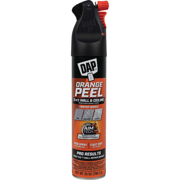 Dap 25 Oz. 2-In-1 Orange Peel Water Base Spray Texture with AimTech 7079850005