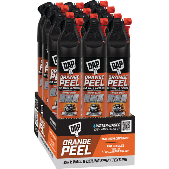 Dap 25 Oz. 2-In-1 Orange Peel Water Base Spray Texture with AimTech 7079850005 775716
