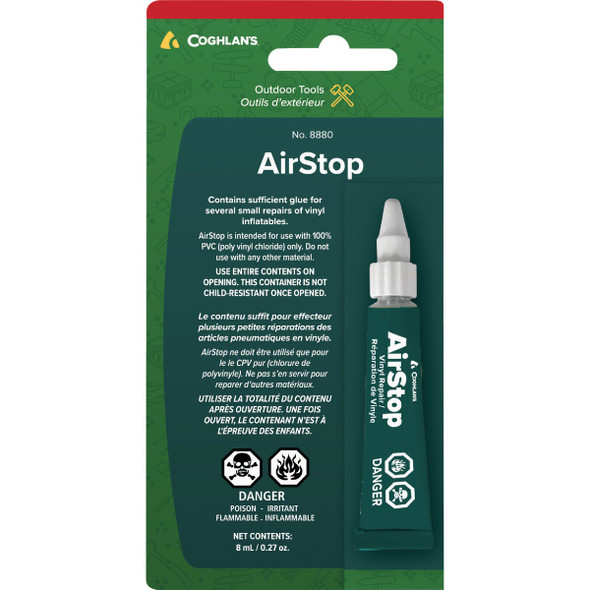 Coghlans AirStop 0.27 Oz. Gel PVC Vinyl Repair 8880