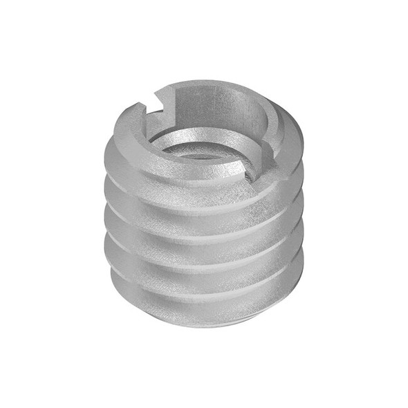 Thin Wall Self Locking Thread Insert, M5-0.80 Int Thrd Sz, Steel
