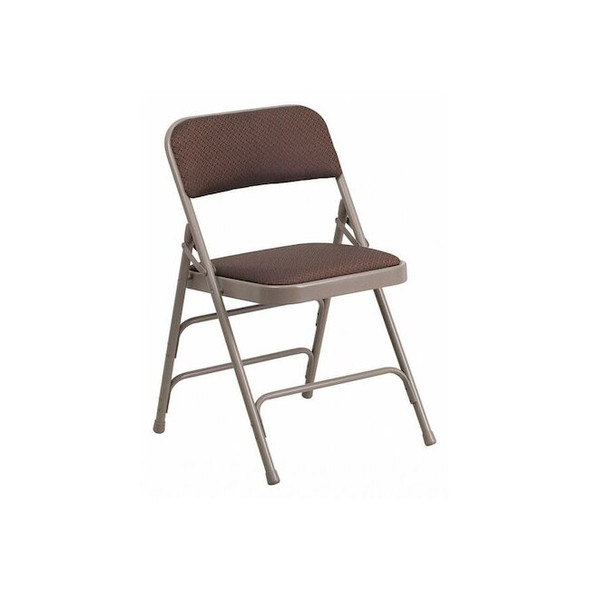 Flash Furniture Brown Fabric Metal Chair AW-MC309AF-BRN-GG Pack of 2