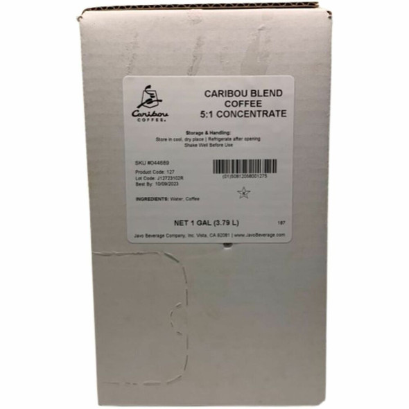Caribou Coffee Cold Brew Concentrate - 132.8 oz - Caribou Blend - 1 / Carton
