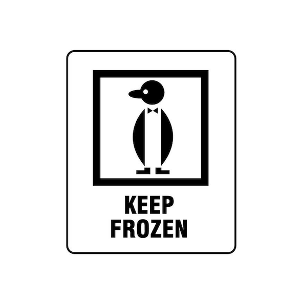 Manufacturer Varies 3" x 4" White Shipping Labels, Keep Frozen, Pk100 3WRY3
