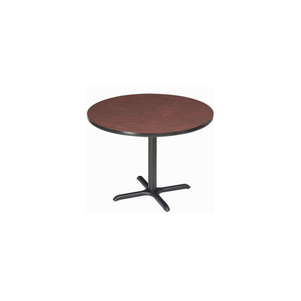 Interion 42"" Round Counter Height Restaurant Table Mahogany