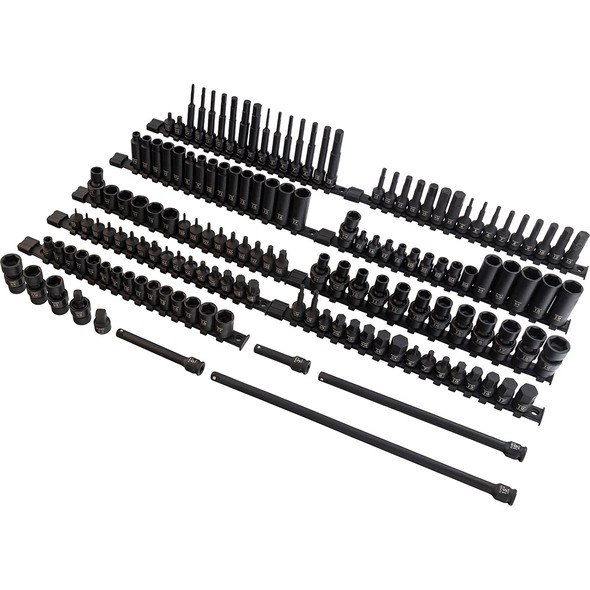 145 Piece 3/8" Dr Master Impact Socket Set 35145