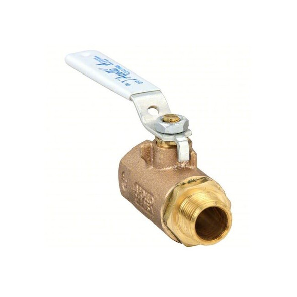 Apollo Valves 3/4" FNPT x MNPT Bronze Ball Valve Inline 70LF80401