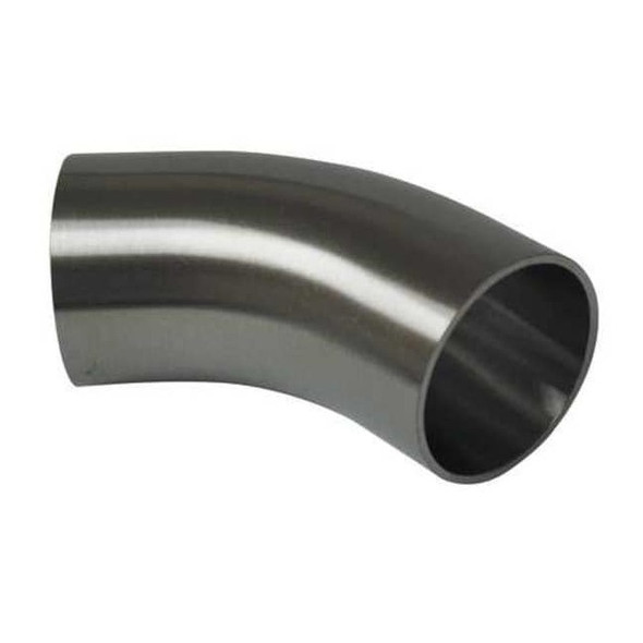 3" Butt Weld T316L SS Long Tangent 45 Degree Elbow