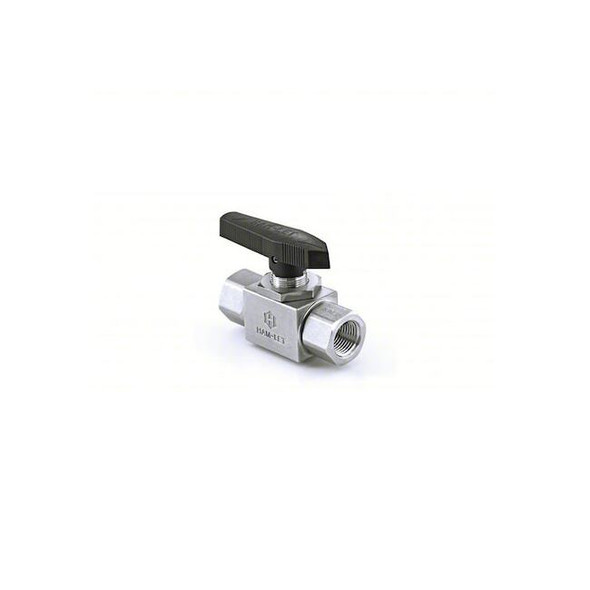 Ham-Let Manual 2-Way Ball Valve,NPT,316 SS H-6810-SS-N-1/4-PSS