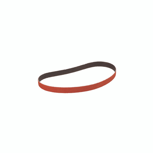 Cloth Belt, 777F, YF-Weight, 3/4 in W x 18 in L, 80 Grit, Ceramic Aluminum Oxide, Fabri-lok/Full-flex
