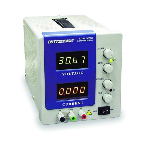 B&k Precision DC Power Supply,0-30 Volts,0-3 Amps 1735A