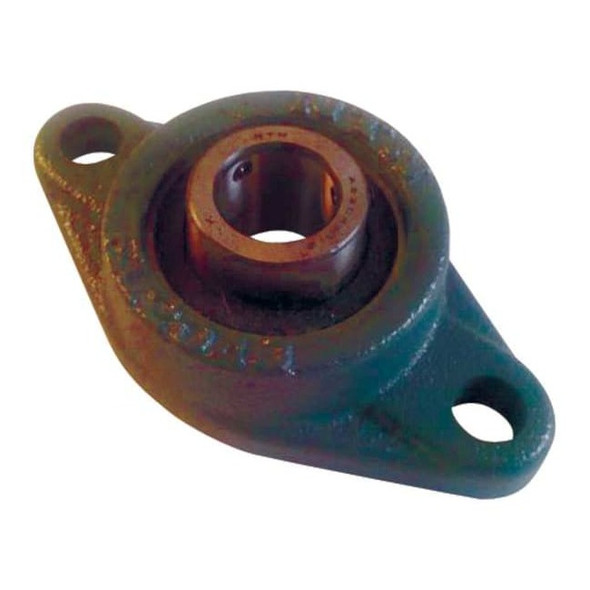 Ntn Flange Bearing, 2-Bolt, Ball, 15/16" Bore UCFL205-015D1