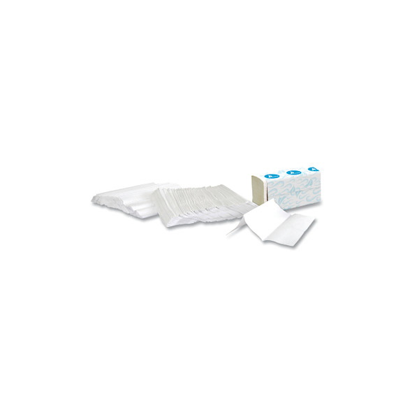 Multifold Towels, 9.5 in W x 9.25 in L per Sheet, 250 Sheets/PK, White