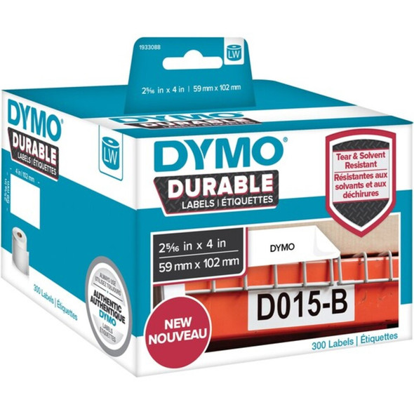 Dymo Label Tape, Black-White, Labels-Roll: 800 1933088