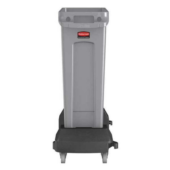Rubbermaid Commercial Container Dolly,200 lb. Load Cap.,Black 1980602