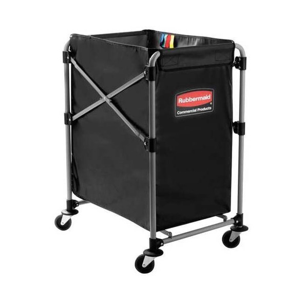 Rubbermaid Commercial Collapsible Basket X-Cart,4 bu. Cap. 1881749