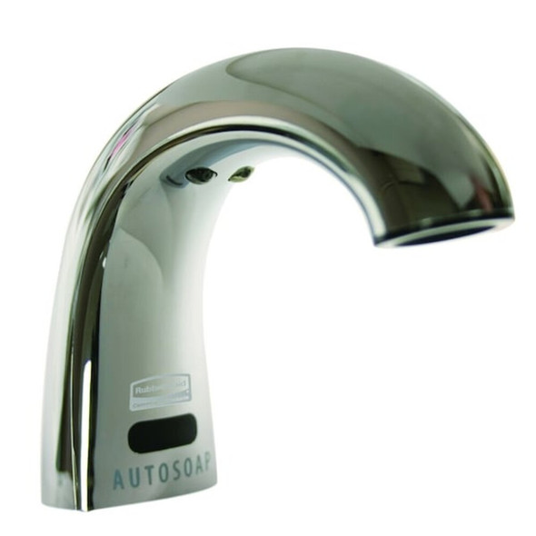 One Shot Soap Dispenser, Counter, Automatic, 800 mL, 1,600 mL, Chrome, Liquid  FG402241