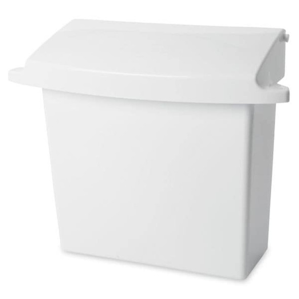 Rubbermaid Commercial Sanitry Napkn Rcptcl,12-1-2In.x10-3-4In. FG614000WHT