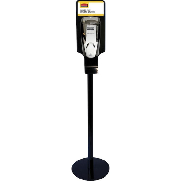 Rubbermaid Commercial Floor Stand,Black,59-1-4" H FG750824