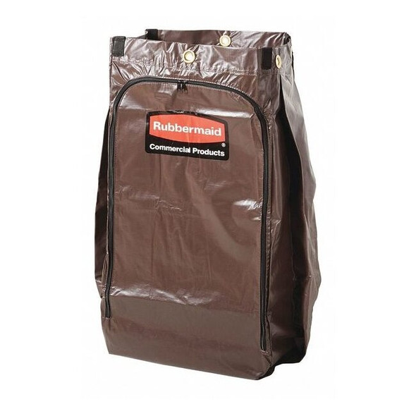 Rubbermaid Commercial Replacement Bag,10-1/2 in. W,Brown,Vinyl 1966885