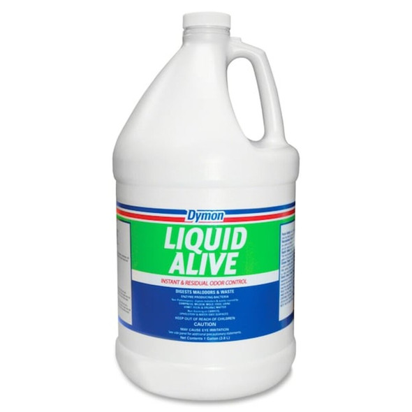 Dymon Liquid Alive Odor Eliminator, Jug, 1 Gal, Ready to Use Liquid, 4 PK 33601