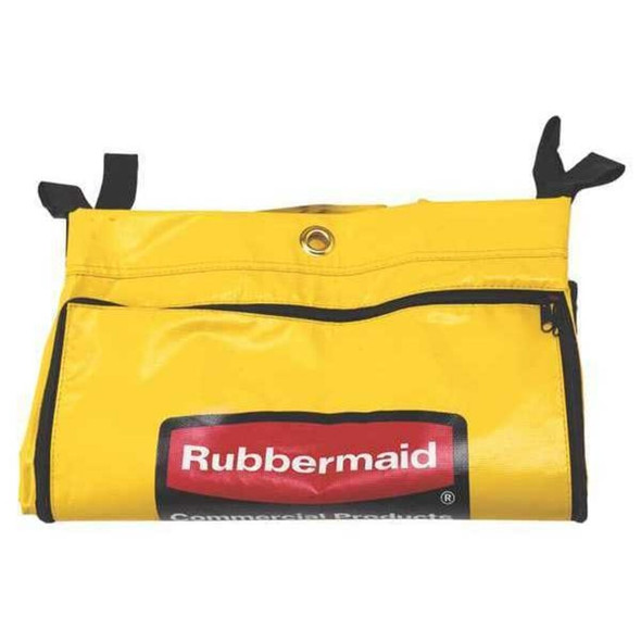 Rubbermaid Commercial Replacement Bag,10-1-2 in. W,Yllw,Vinyl 1966881