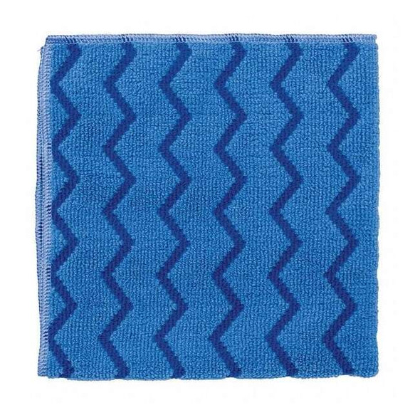 Rubbermaid Commercial Microfiber Cloth Wipe 16" x 16", Blue FGQ62000BL00