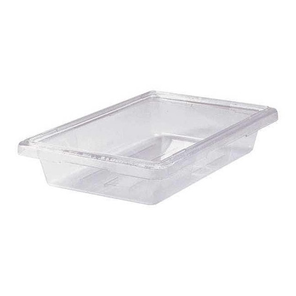 Rubbermaid Commercial Food Box, 8 qt., Clear FG330700CLR
