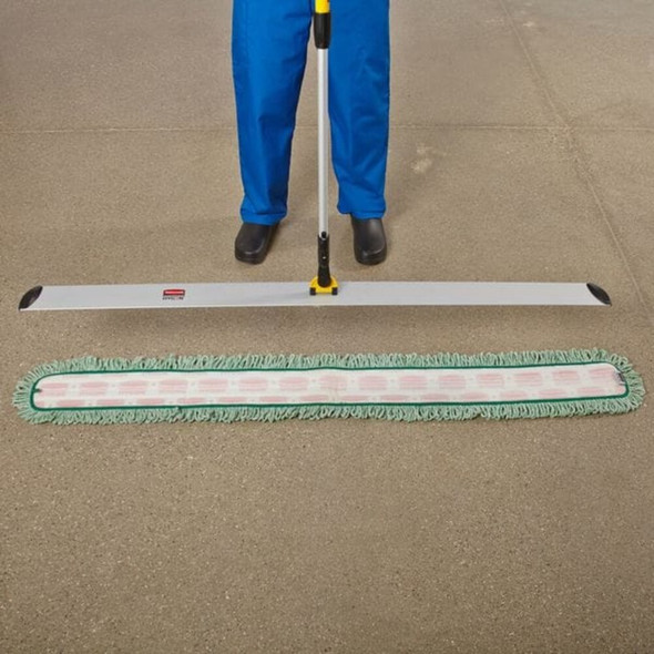 Rubbermaid Commercial 59" Quick Connect Dust Mop Frame, Metal FGQ59500YL00
