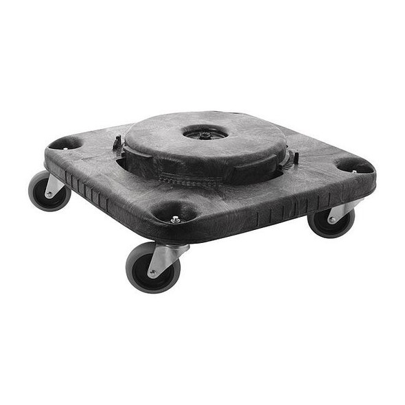 Rubbermaid Commercial Brute Container Dolly,250 lb.,Fits 40 gal. FG353000BLA