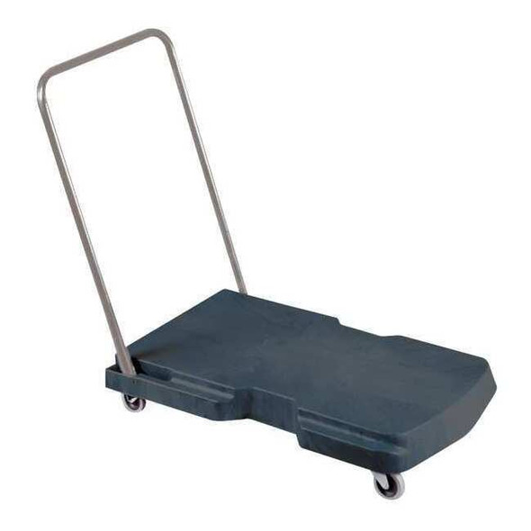 Rubbermaid Commercial GnrlPurposeDlly,7in,33in,Blk,Plstc,250lb FG440000BLA