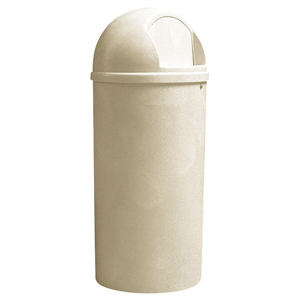 Marshal 15 gal Round Indoor Plastic Can, Black, None, Plastic, Not Applicable  FG816088BLA