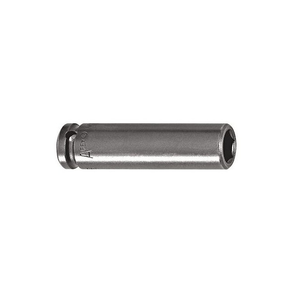 Apex Tool Group 1/4" Square Drive, 8mm Size, Metric Socket, 6 Points 8MM21