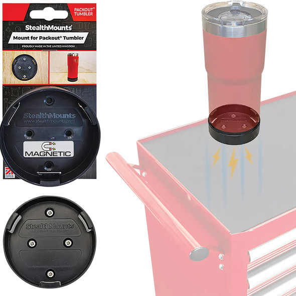 Magnetic Tumbler Holder for Milwaukee Packout Tumbler (1 Pack) MW-PAC-CUP-LF-1-MG