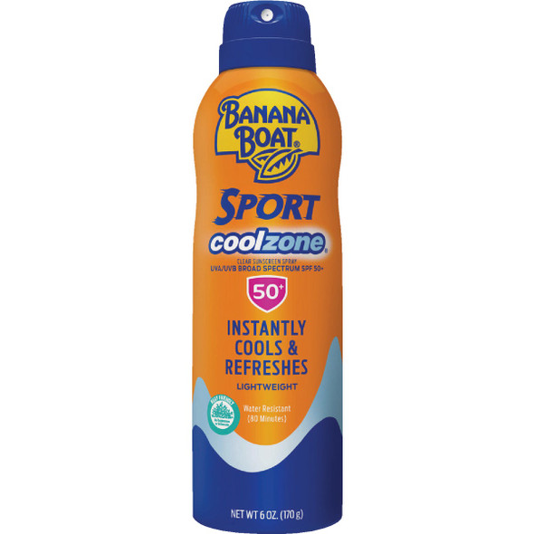 Banana Boat CoolZone 6 Oz. SPF 50 Sunscreen Spray X301303700