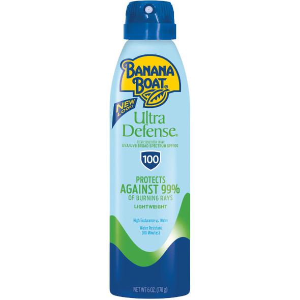 Banana Boat Ultra Defense SPF 100 Defense Sunscreen Spray X301303900